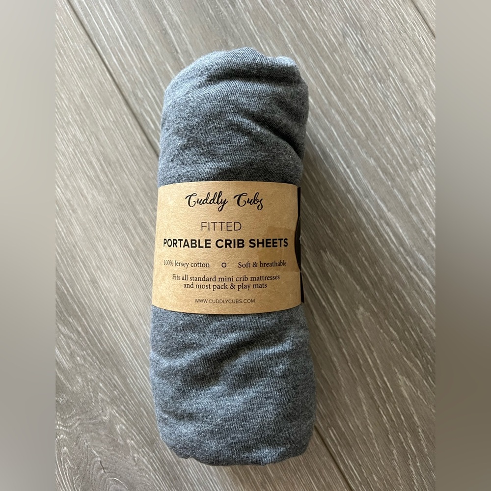 🌿Portable crib Fitted Sheet